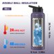 thumbnail image 2 of Botella de agua Watersy 1200 ml aislada con pajilla – púrpura, 2 of 9