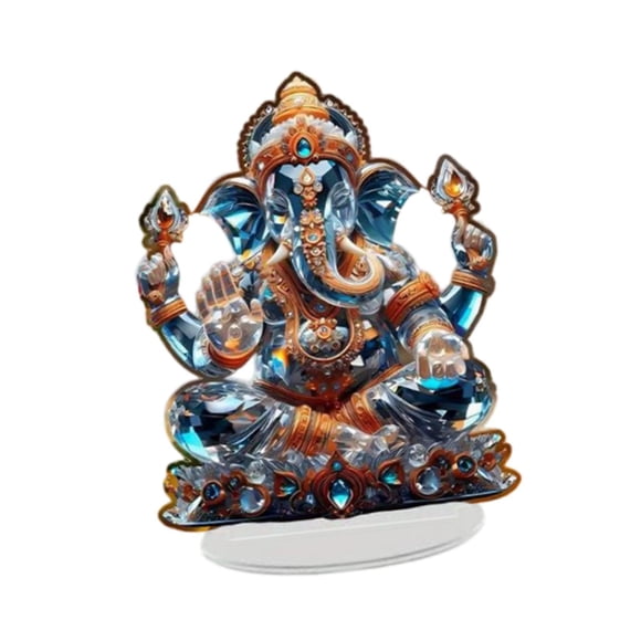 Adorno De Elefante Acrílico 2D Para Centro De Mesa, Ideal Como Regalo Para Estantería De Oficina.