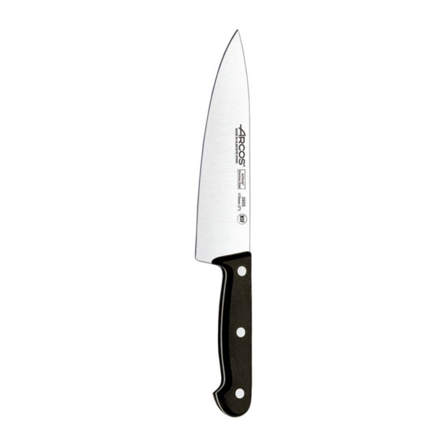 Cuchillo Medio Golpe 17,5Cm Universal Acero Inoxidable Arcos
