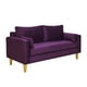 thumbnail image 2 of Sofa Sky 3c Felpa 01 Morado, 2 of 5