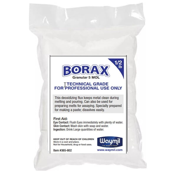 Joyas Flux Borax 250 G Para Fundir Oro Y Plata Con Crisol