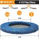 thumbnail image 3 of EXKRAEFT Flap Discs 4 1/2 for Angle Grinder, 50-Piece Grinder Set, 3 of 3