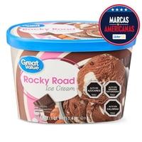 Helado Rocky Road Pote 1,4 L Great Value