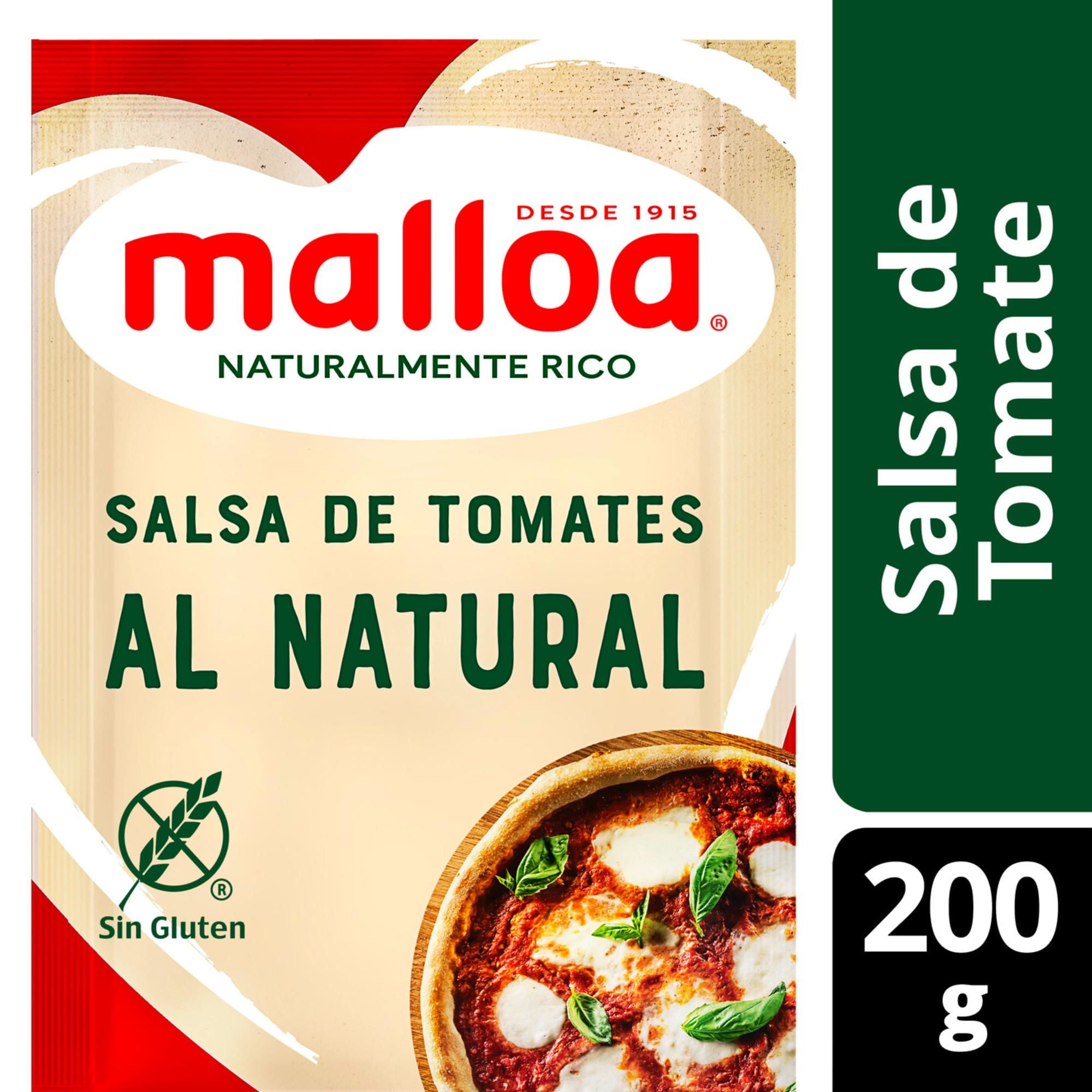 Salsa De Tomate Natural Doypack 200 g Malloa