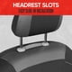 thumbnail image 4 of Fundas De Asiento De Coche De Tela Negra Para Asientos Delanteros, 4 of 7
