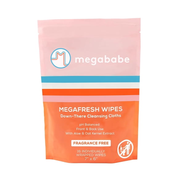 Toallita de limpieza íntima Megababe 16 unidades sin perfume