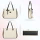thumbnail image 2 of Bolsa de lona Keyli para ordenador portátil para mujer de 15,6 pulgadas, color blanco, 2 of 3