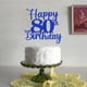 thumbnail image 4 of Decoración para tartas Kaoenla con purpurina para fiesta de 80 cumpleaños, color azul, 4 of 7