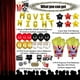 thumbnail image 1 of Decoraciones de noche de película C L cooper life Popcorn Star Foil Globos Toppers Cupcake Toppers, 1 of 2
