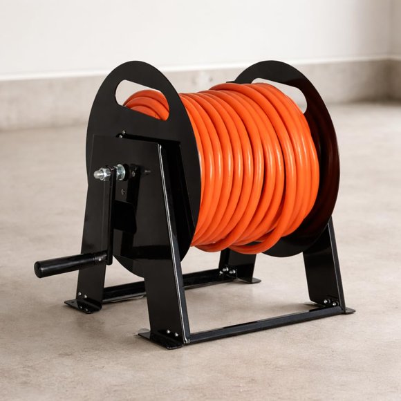 Carrete enrollador IRON FORGE CABLE 15 m 50 A