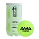 thumbnail image 1 of Pelotas de pádel AMA SPORT Master amarillas, paquete de 2, 1 of 7