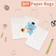thumbnail image 5 of Bolsas De Regalo 100 Unidades Pequeñas De Papel Kraft Blanco De 15 X 8 X 21 Cm, 5 of 7