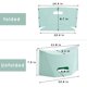 thumbnail image 4 of Taburete de camping plegable, ligero y portátil koofull, verde, 4 of 7