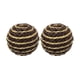 thumbnail image 1 of Set 2 Esferas De Yute Cuerda Para Decoracion Pelota Marron, 1 of 5