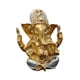 thumbnail image 5 of Estatua Del Señor Ganesha, Estatuilla India De Ganesha Para Sala De Estudio De Meditación, Interior Dorado, 5 of 5