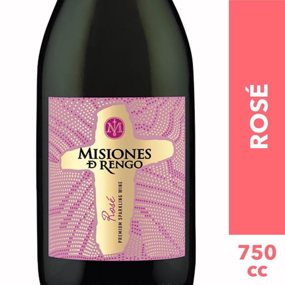 Espumante Misiones de Rengo Rosé 12° Botella, 750 cc