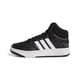 thumbnail image 1 of Zapatillas de baloncesto adidas Hoops 3.0 unisex para niños en blanco y negro, 1 of 5