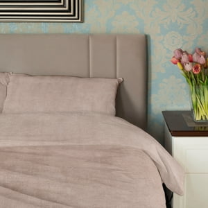 Juego De Sábanas Nautica 3Piezas Microfibra 1,5 Plazas Café Claro