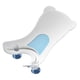 thumbnail image 1 of Asiento De Baño De Bebé Resistente Tazas De Succión Livianas Baño Recién Nacido Para Recién Nacido Blanco Blanco, 1 of 4