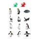 thumbnail image 1 of 14 Uds. Mini Figuras De Pingüinos Pintadas A Mano, Modelo De Recuerdo De Fiesta, Manualidades Para Niños, 1 of 3