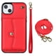 thumbnail image 1 of Crossbody PU Leather Wallet Case For IPhone 14 13 12 Mini 11 Pro X XS Max XR 8 7 SE 2020 2022 Card Slots Magnetic Lanyard Phone Cover, 1 of 5