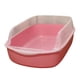thumbnail image 2 of Caja de Arena para Gatos, Caja de Arena para Mascotas, Caja de Arena, Orinal Grande Portátil con Lados Altos, Caja de Arena para Gatos para Conejos, a Rosa, 2 of 5