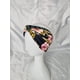 thumbnail image 2 of Turbante cintillo clínico lycra negro flores, 2 of 2