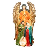 Magideal - Conjunto De Figuritas De Pesebre Para Belén, Accesorios De Estatua De Jesús, Regalos Cristianos Tradicionales Católicos, Figuras De Adornos Navideños
