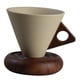 thumbnail image 2 of Taza De Café De Cerámica Con Platillo, Taza De Capuchino Para El Té De La Tarde, Oficina, Cacao S, 2 of 5