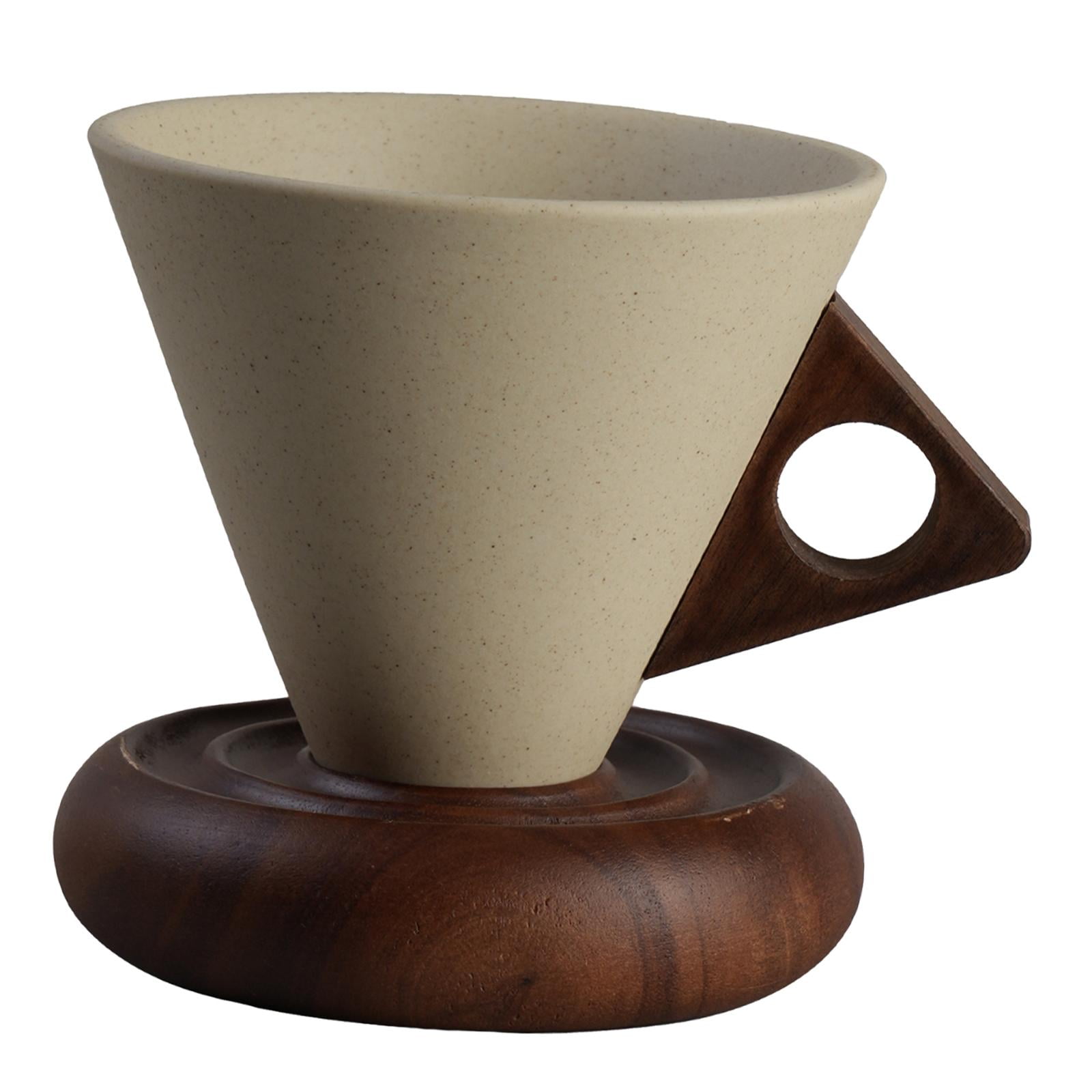 Magideal - Taza De Café Con Platillo, Taza De Espresso, Regalo De Inauguración De La Casa, Vajilla De Café, Taza De Café Para Fiesta, Café, Té, Leche, Café Con L S