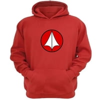 Genérico - Polerón Canguro Robotech Rojo Talla L Unisex