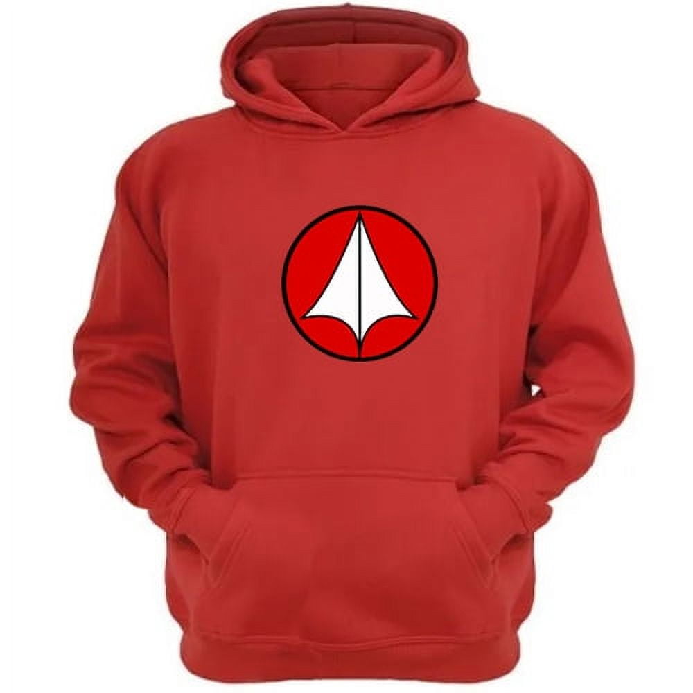 Genérico - Polerón Canguro Robotech Rojo Talla L Unisex