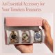thumbnail image 2 of Estuche de cuero QWATCHBANDS enrollable para mujer para 3 relojes, 2 of 7