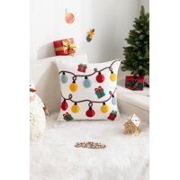 Todo Hogar Santiago De Chile - Cojín Navideño Con Diseño Bordado - D04