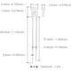 thumbnail image 3 of Diodo Led 100 Pcs 2x5x7 Mm Blanco 3v Alta Luz, 3 of 3