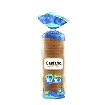 Pan De Molde Familiar Blanco 570 G Castaño