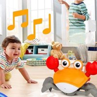 Genérico - Juguete Muñeco Cangrejo Gateante Interactivo Bebe Lau