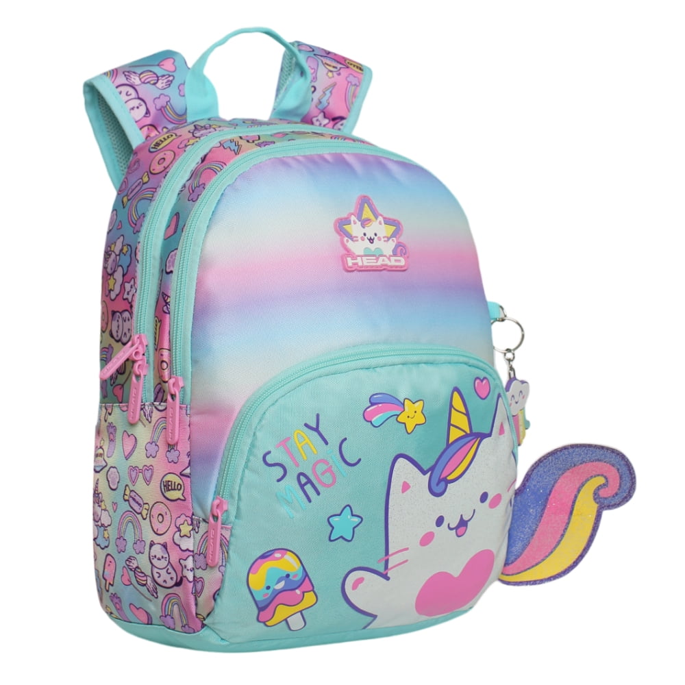 Mochila Infantil Niña Gum Cat Faded Multicolor Head