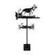 thumbnail image 1 of Veleta de metal para animales, veleta para perros, veleta para perros, indicador de dirección del viento para decoración de puertas de jardín y patio, 1 of 5