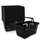 thumbnail image 1 of Cestas de compras FAHKNS 21L de plástico duradero negro (12 unidades), 1 of 6