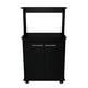thumbnail image 2 of Mueble Microondas Con Ruedas 2 Puertas Fm-004N Negro, 2 of 10