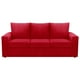 thumbnail image 1 of Sofa Kendy 3CG Felpa 30 Rojo, 1 of 6