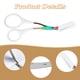 thumbnail image 3 of Tijeras De Acero Inoxidable De Color Para Cejas Con Peine, Tijeras Para Recortar Cejas, Herramienta De Maquillaje Para Recortar Cejas, Peine, 3 of 4