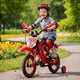 thumbnail image 2 of Bicicleta Aro12 Bicimoto Con Ruedas Estabilizadoras Infantil Roja, 2 of 5