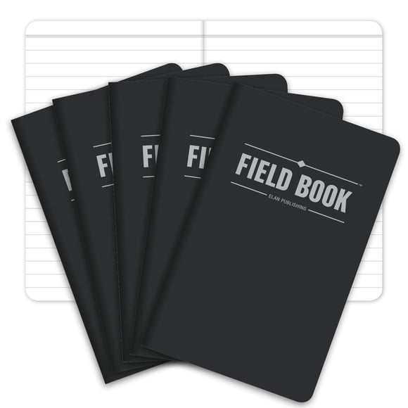 Libreta Elan Publishing Company Field 3,5 x 5,5 cm, color negro