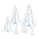 thumbnail image 1 of Centro de mesa Beistle 3-D Winter Pine Tree, plástico transparente, 1 of 2