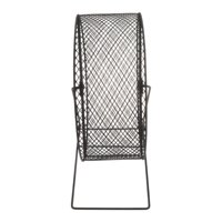 Ioensy - Rueda De Ejercicio Para Correr De Hámster De Hierro, Rueda Para Correr De Conejillo De Indias, Malla De Alambre Negro, 26X15X28,5 Cm