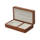thumbnail image 5 of Joyeros rectangulares con tapa, organizador de collares, anillos y baratijas de estilo retro. Blanco caqui, 5 of 5