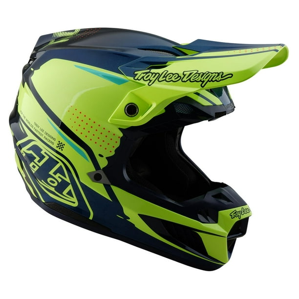 Casco troy lee se5 composite drip yellow