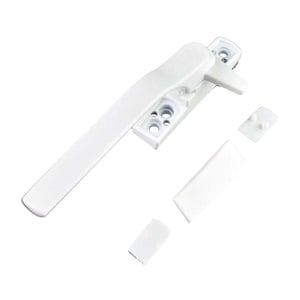 Magideal - Manija De Bloqueo Abatible Manijas De Bloqueo De Ventana Hardware De Ventana Resistente Manija De Bloqueo De Ventana Moderna Para Cafetería Decoración Izquierda